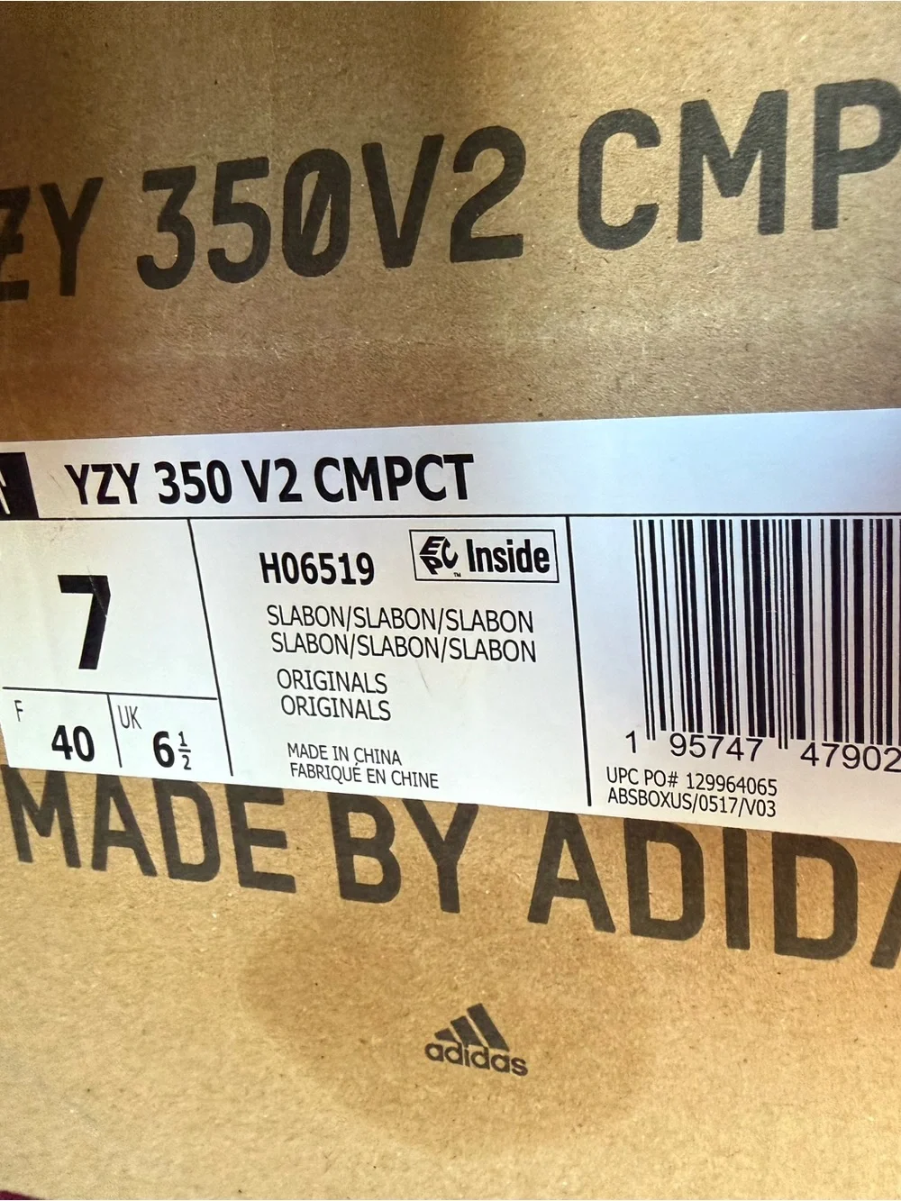 Yeezy Boost 350 V2 Pale Beige Cream Sneakers